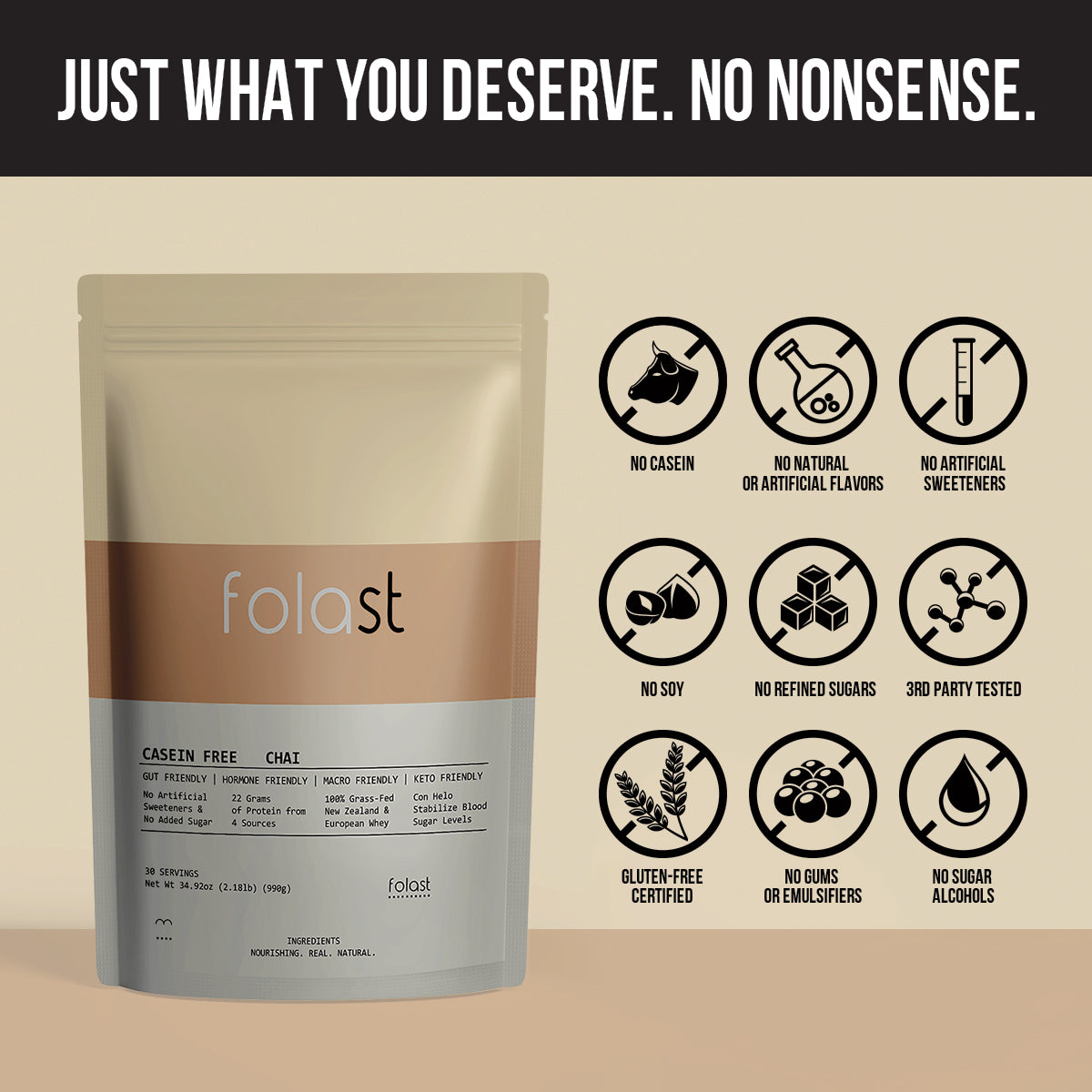 FOLAST Chai Protein Powder