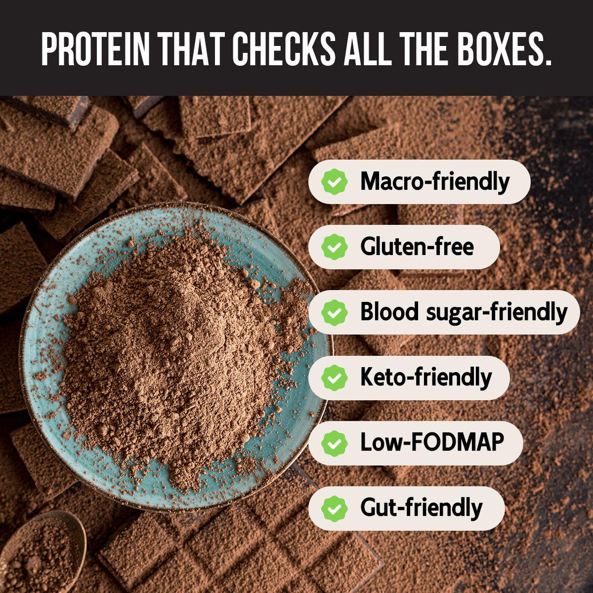 FOLAST Chocolate Protein Powder