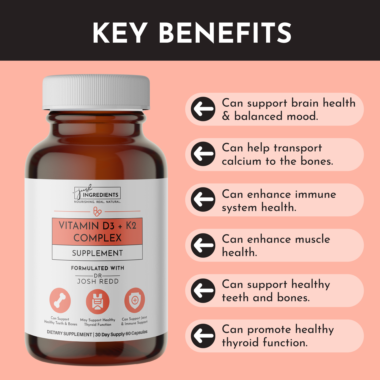 FOLAST Vitamin D3 + K2