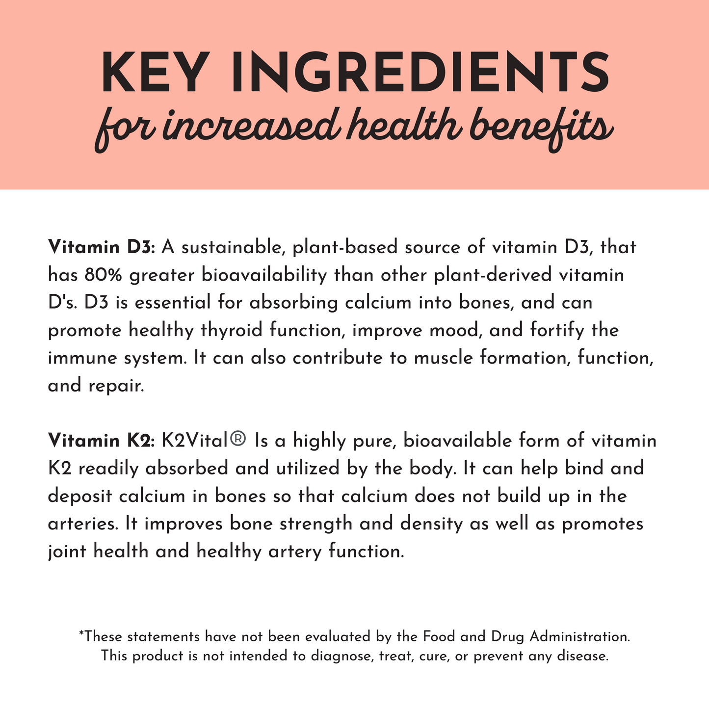 FOLAST Vitamin D3 + K2